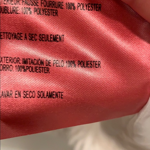 New Bernardo long Furry Light Cream Vest - Picture 6 of 6